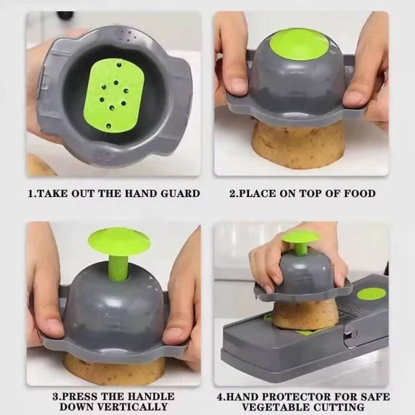 14-in-1 Mandoline Slicer & Vegetable Chopper | Multifunctional Food Cutter & Grater