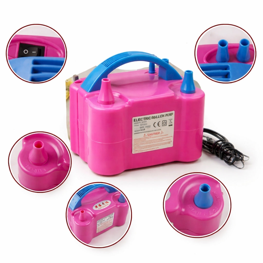 Pump Single Nozzle Air Inflator, Latex and Decorative for Balloon