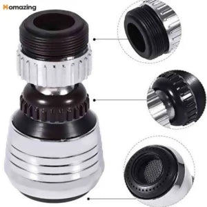 Multifunctional 360° water Faucet Kitchen Sink Faucet Sprayer Water Saving Aerator 360 Degrees Rotatable