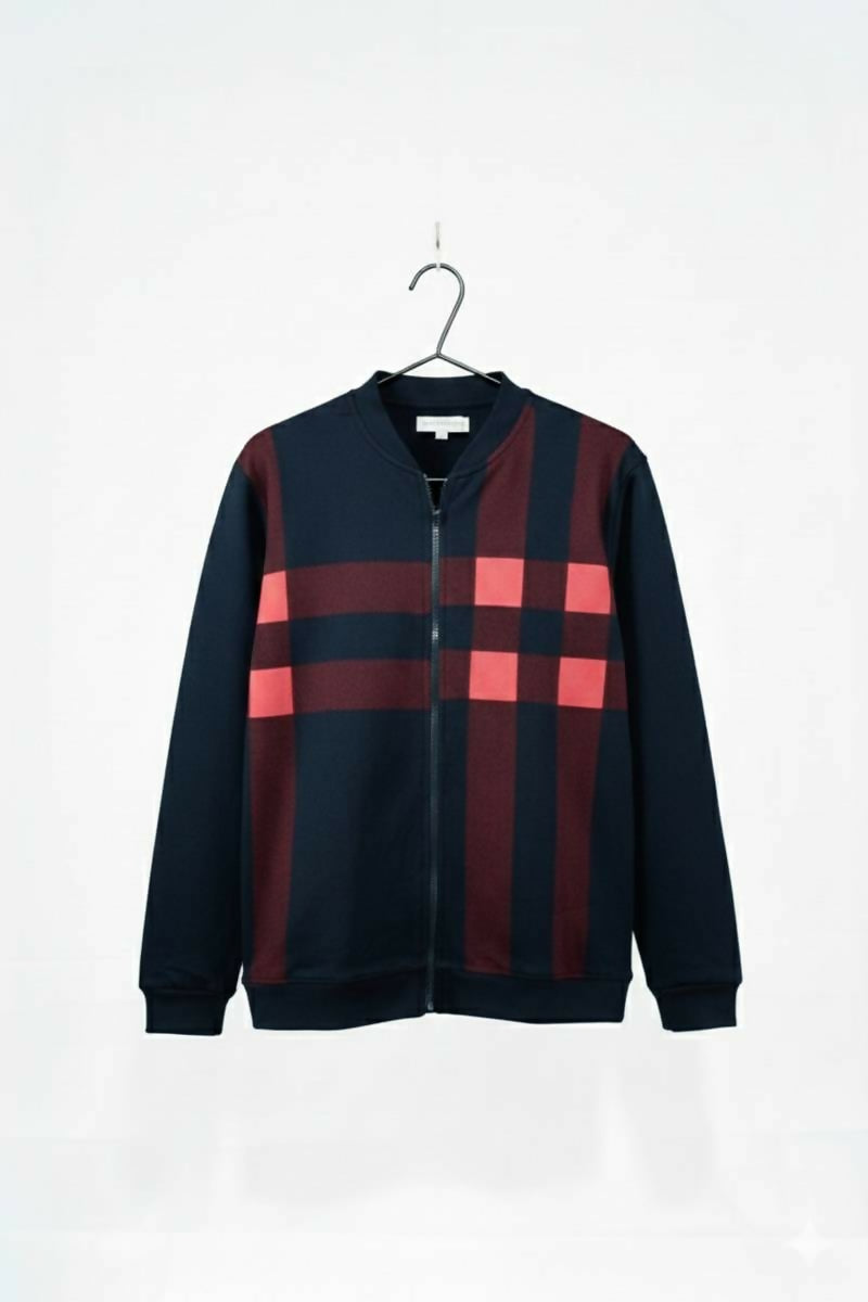Classic Winter Jacket For Men Zipper Style Stay Warm And Stylish