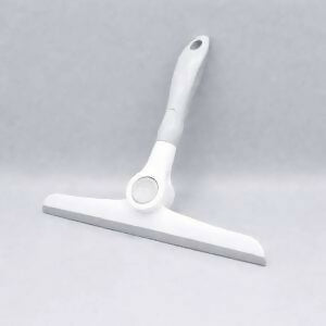 Royal Foldable Wiper with Lock – Multipurpose Window & Mirror Squeegee Tool (White)
