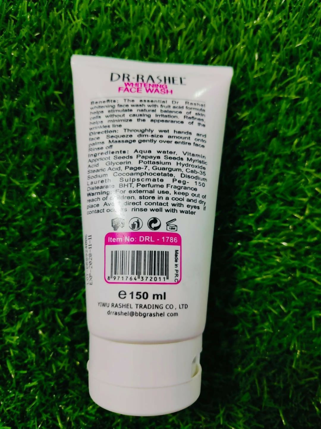 Dr Rashel Face Wash 150ml – Gentle Liquid Cleanser for All Skin Types | Daily Deep Cleansing Formula | Refreshing and Nourishing Skincare Product