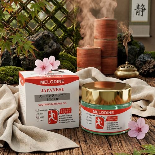 Melodine Japanese Soothing Massage Gel 50g – Fast-Acting Relief for Neck, Shoulder, Knee & Muscle Pain