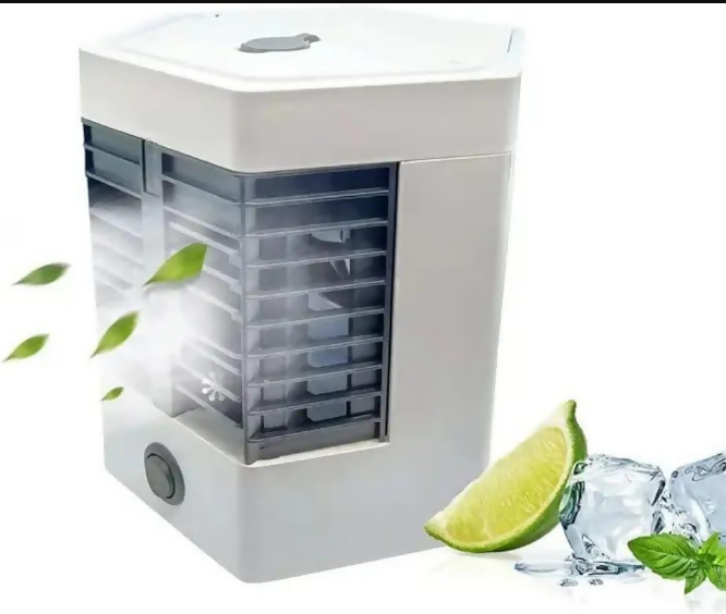 Mini Air Cooler White Portable Quiet Cooling