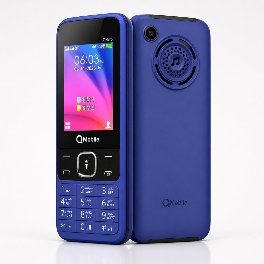QMobile Q Hero Dual SIM Mobile, PTA Approved - 3000mAh Battery