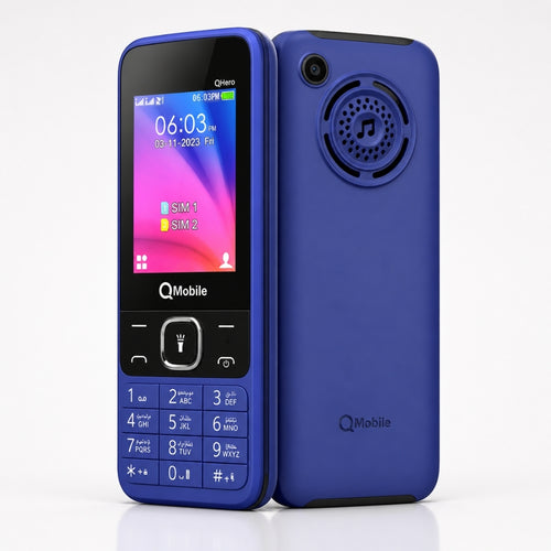 QMobile Q Hero Dual SIM Mobile, PTA Approved - 3000mAh Battery