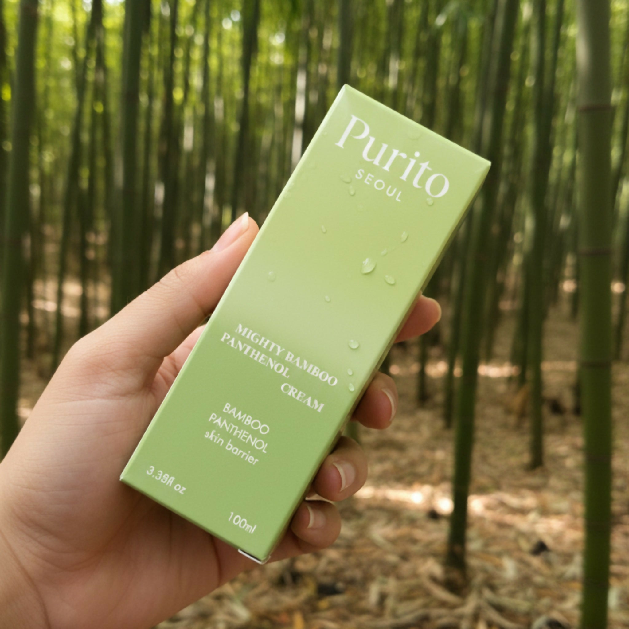 Purito Mighty Bamboo Panthenol Cream 100ml | Deep Hydration & Skin Barrier Repair
