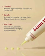K-SECRET SEOUL 1988 Eye Cream: Retinal Liposome 2% + Fermented Black Bean – Advanced Anti-Aging & Brightening Formula – 30ml