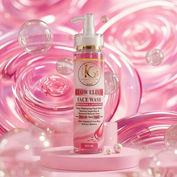 Glow Elixir Brightening & Deep Cleaning Face wash Natural Glow with Instant Glow 200ml