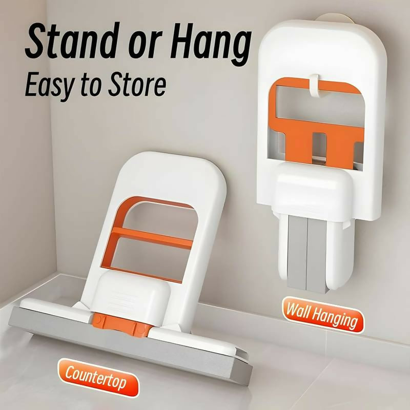 Mini Foldable Desktop Mop – Portable Mini Cleaning Sponge Mop bathroom tiles, and small spaces