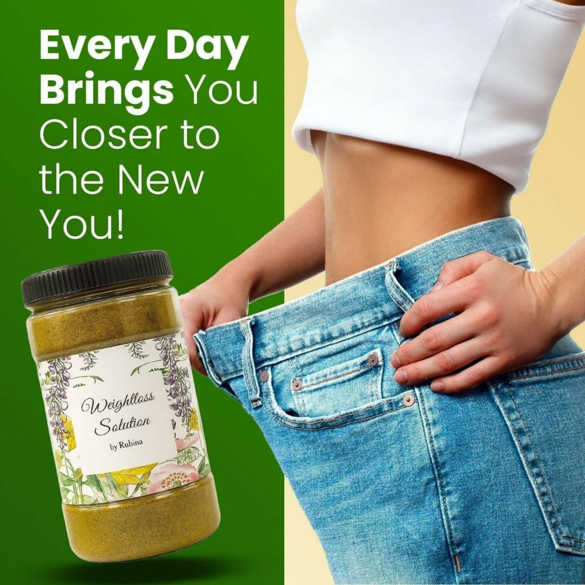 Weightloss Solution by Rubina – Natural Herbal Fat Burner & Wellness Blend