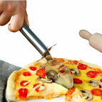 Pizza Cutter, Sharp Rotating Blade and Easy Grip, for Home Kitchen