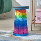 Portable Telescoping stool , Folding stool Light weight & Sturdy , Retractable Telescopic stool for Gardening , Comping , Travel , Fishing , Hiking And Bbq (Multi color )