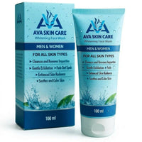 AVA Face Wash | Glycolic Acid & Vitamin-Enriched Brightening Cleanser | Deep Cleansing & Hydrating Formula | For All Skin Types