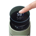 LED Temperature Display Water Bottle Stars Design | Smart Stainless Steel Vacuum 500ml Flask | Random Color LED Temperature Display Water Bottle