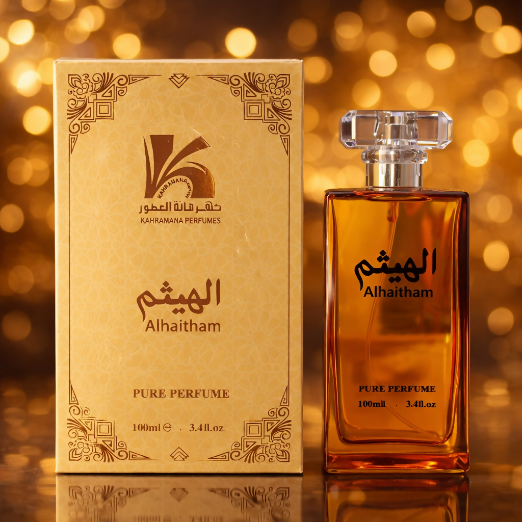 Alhaitham Pure Perfume by Kahramana Perfumes – Luxury Long-Lasting Arabic Fragrance Spraymium Fragrance Spray - 100ml