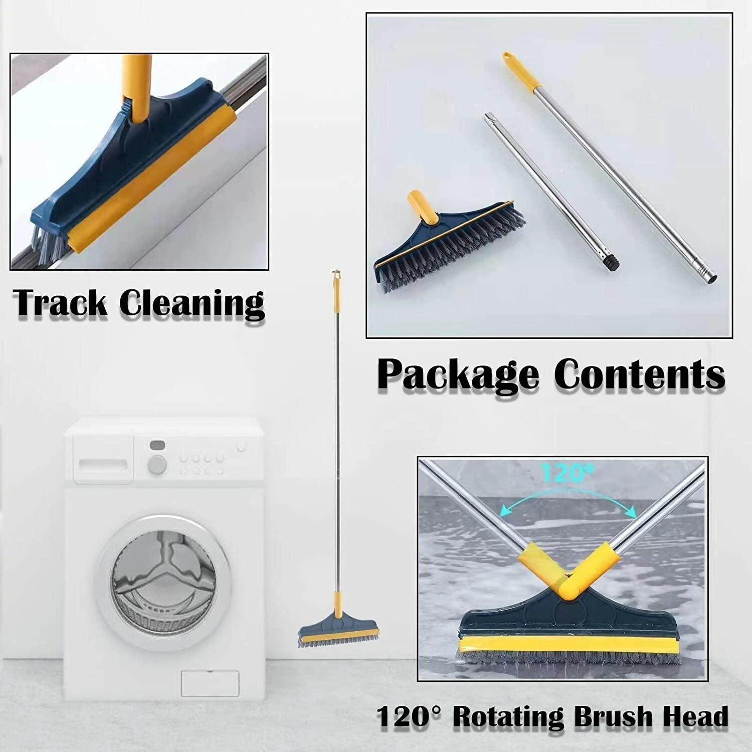 2 In 1 Floor Cleaning Brush