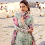 Unstitched Suit, Saira Rizwan Luxury (Keshi – SRLL24-02), Pure Lawn Fabric