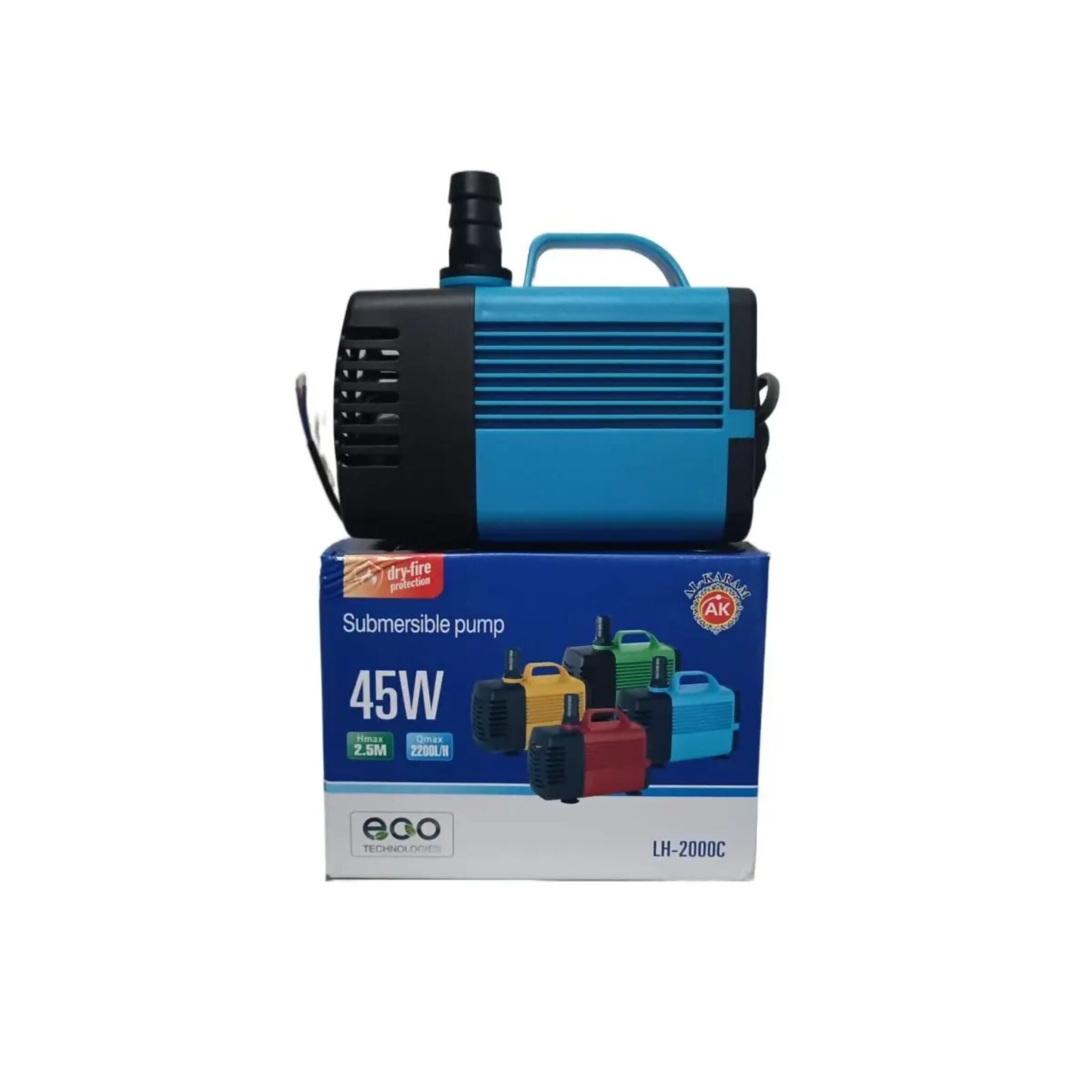 Fish Aquarium Pump, Submersible Water pump 45 watts, 220V & Air Cooler Pump