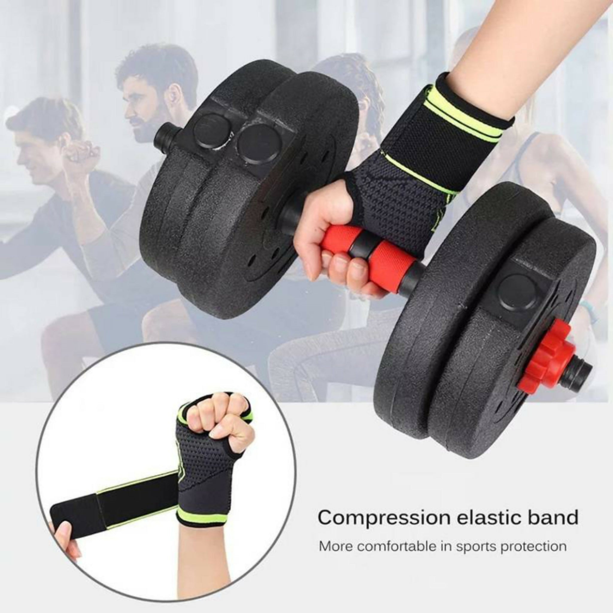 Professional Wrist Support Sleeve Half Finger Wrist Band – Palm & Wrist Support for Sports, Gym & Daily Use