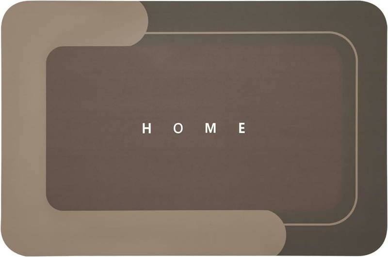 Best Quality Quick-Dry Non-Slip Home Mat – Absorbent, Washable Square Floor Mat for Bathroom, Kitchen & Entryway – Random Color