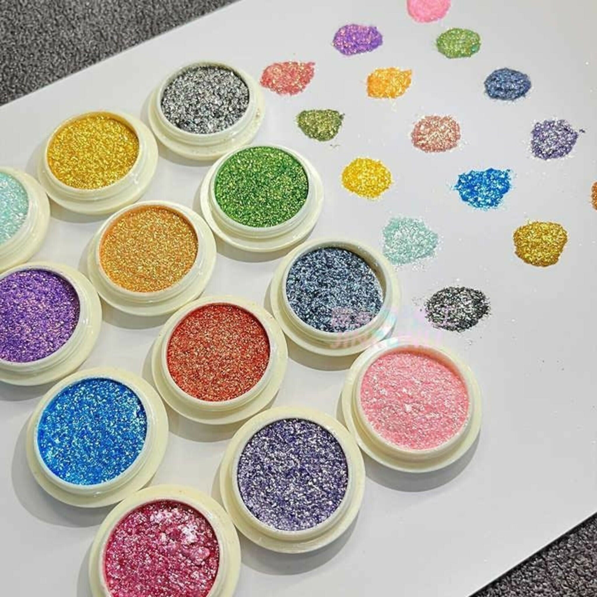 Miss Rose Multicolor High Pigmented Glitter Shimmer Eyeshadow Palette Set Professional Eye Makeup