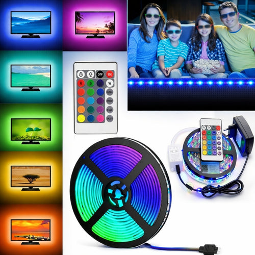 RGB LED Strip Light 5050 7FT Multicolor SMD Decorative Light