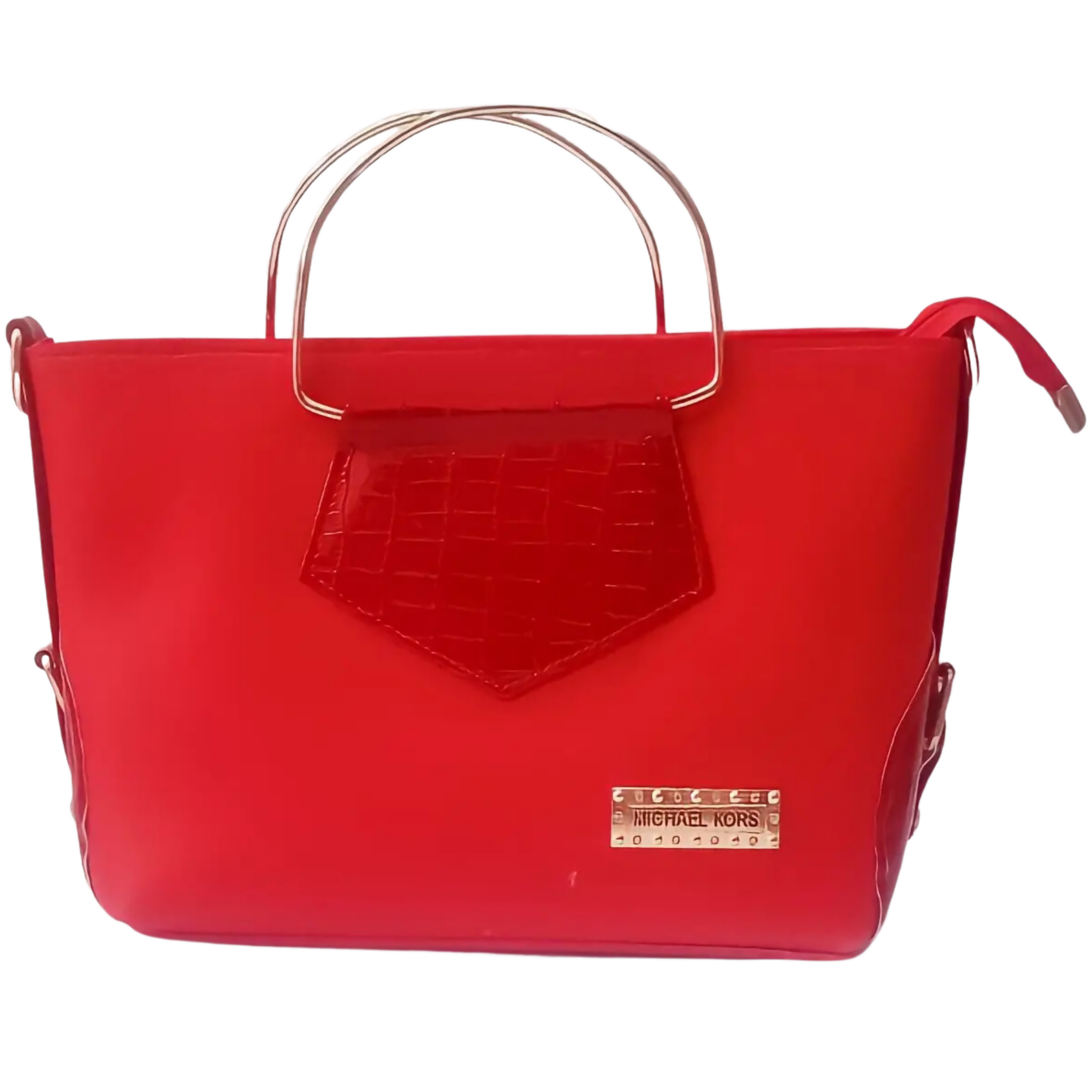 Hand Bag, Medium Capacity Sandwich Design, PU Leather & Adjustable Strap