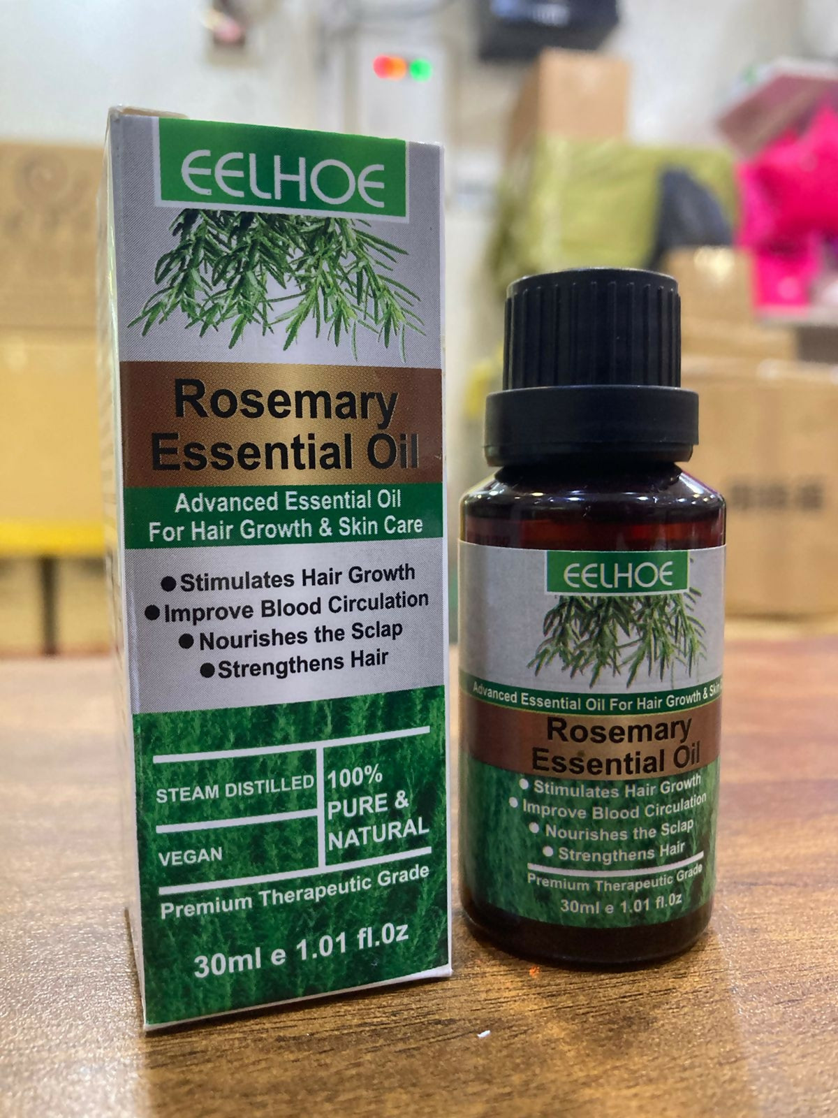 Rose Essential Oil for Hair Growth Nutrient Solution Hair Growth Essence Liquid Fast Natural Hair Loss Treatment Hair Care, 100% Pure Natural 30ml