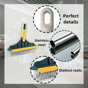 2 In 1 Floor Cleaning Brush Bathroom Tile Windows Floor Cleaning Brush With 120° Rotatable Head – Multipurpose Bathroom Floor Cleaning Brush – Floor Brush Scrubber | Floor Cleaning Brush
