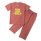 2-Piece Cotton Jersey Suit