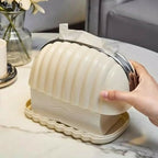 Decorative Shell Tissue Box Case Elegant And Modern Napkin Holder Stylish Daily Use Home And Office Accessory