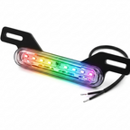 Chasing LED 12V Slim RGB LED Plate Bar for Motorcycles