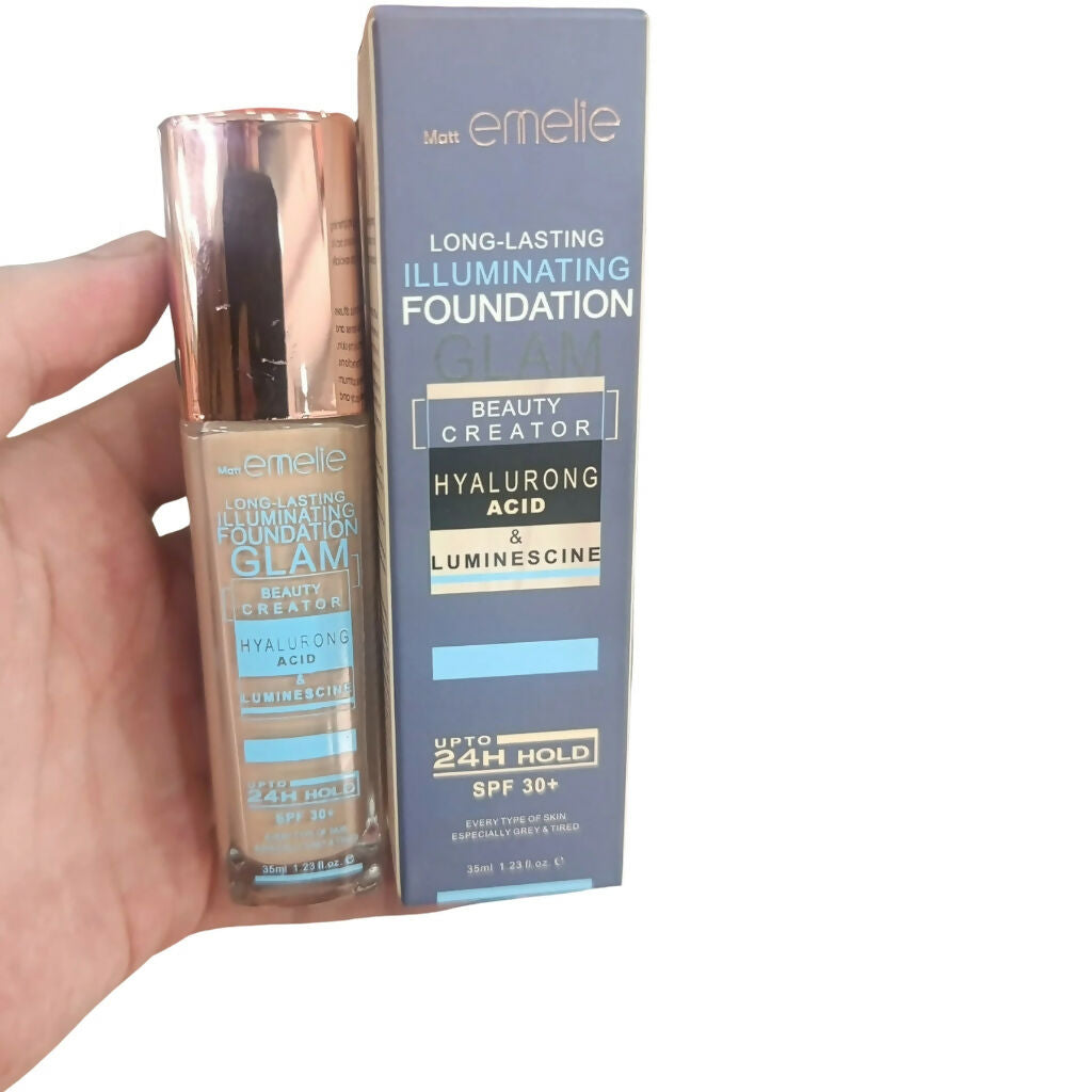 24H Long-Lasting Matte Foundation, Lightweight SPF 25, for Women