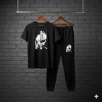 High-Quality Black Track Suit Cartoon Anime Streetwear – Gojo Satoru Edition Large