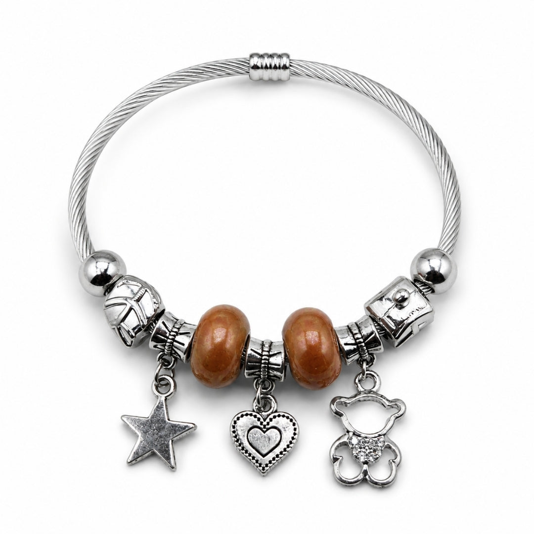 Radiant Star Charm Bracelet for Girls and Women Gift