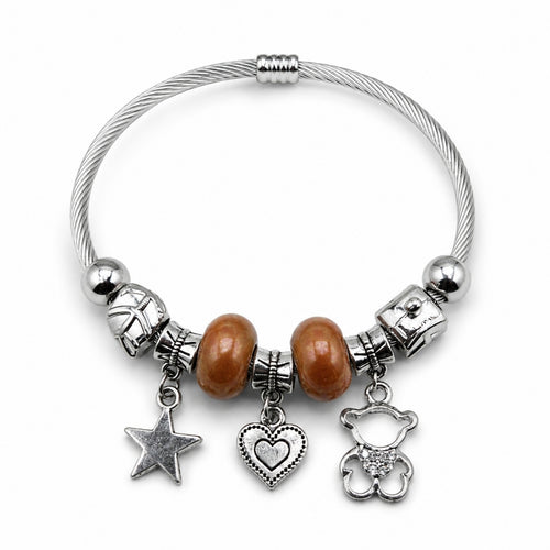 Radiant Star Charm Bracelet for Girls and Women Gift