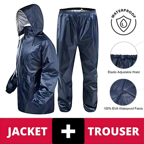 Rain Coat, Waterproof, Lightweight Rain Suit for Bikers and Daily Use
