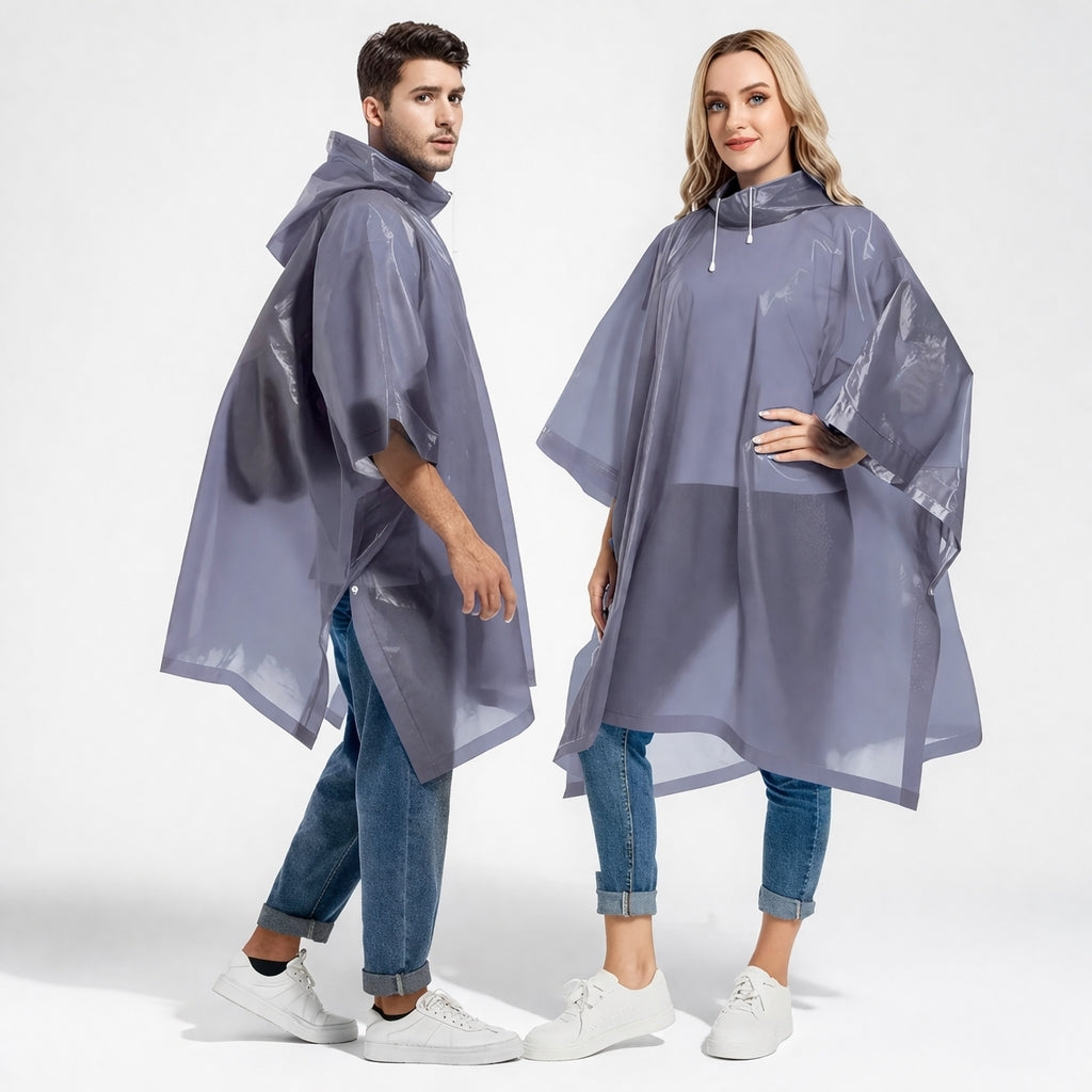 Rain Coat, Lightweight with Hood Compact Travel for Unisex