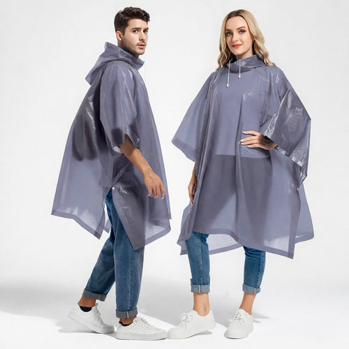 Rain Coat, Lightweight with Hood Compact Travel for Unisex