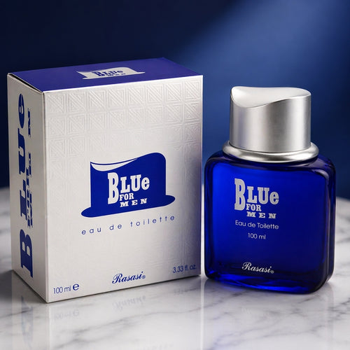 Rasasi Blue for Men Eau De Toilette 100ml features a fresh citrus aromatic fragrance with a light and balanced scent profile. Suitable for daily wear, office use, casual outings, and regular use, it comes in a convenient spray bottle.