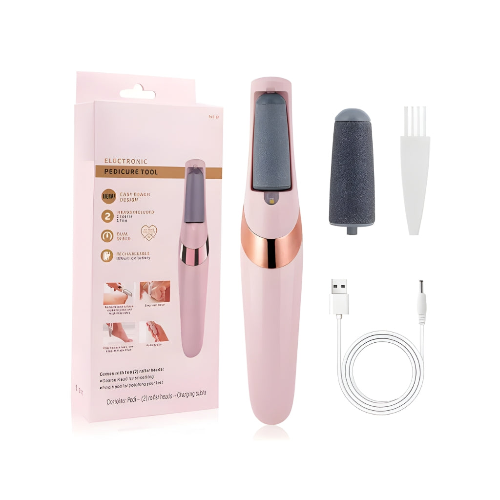 Rechargeable Foot Callus Remover with Extra Grinding Head