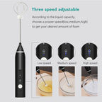 2-in-1 Rechargeable Coffee Beater & Electric Milk Frother – Smooth Mixing, Compact & Easy to Use