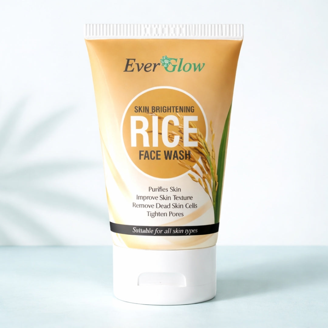 Rice Face Wash, Gentle Cleanser for Smooth and Fresh Skin - 120ml