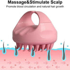 Scalp Massager – Soft Silicone Shampoo Brush for Deep Scalp Care & Hair Cleaning