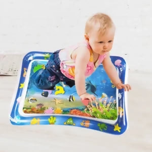Inflatable Leakproof Tummy Time Water Mat for Kids – Safe & Fun Baby Play Mat (Random Color)