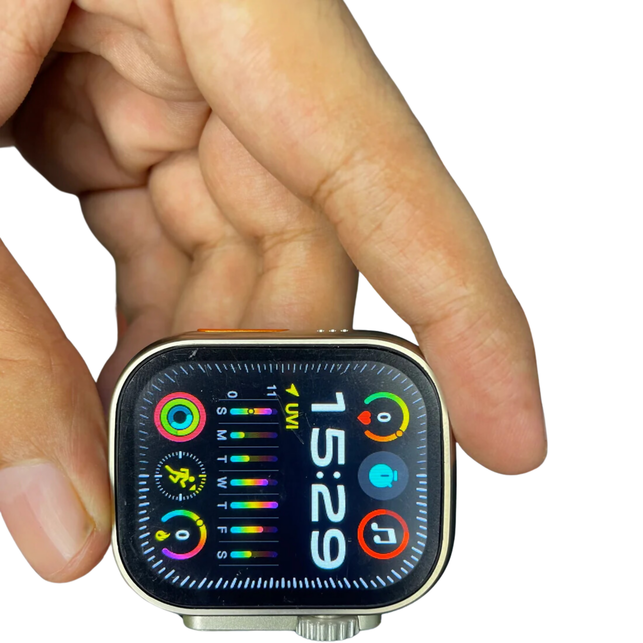 Smartwatch Ultra, 7 in 1 with 7 Different Strap Full HD 2.01 Infinity Display