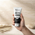 Romax Activated Charcoal 5 In 1 Face Wash 100ml