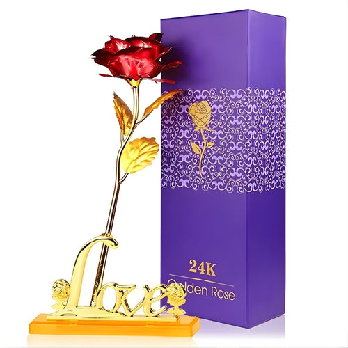 Rose with Love Holder Box, Elegant Gift for Mother’s Day and Special Occasions