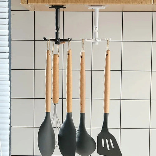 Rotating Storage Hook 360 Degree Wall Adhesive Hook Organizer